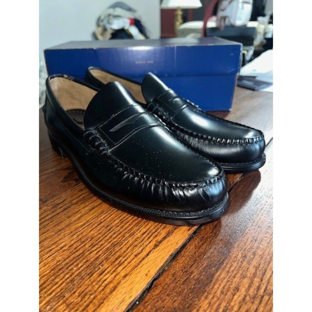 Sebago Cityside “Classic Dan” Mn’s Black Leather Penny Loafers Sz 10.5D NIB